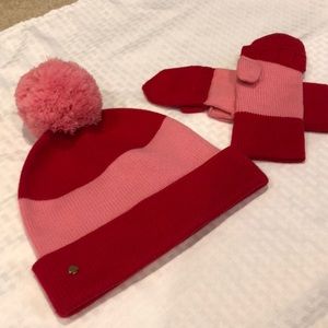 Kate Spade hat + glove set! Never worn only tried